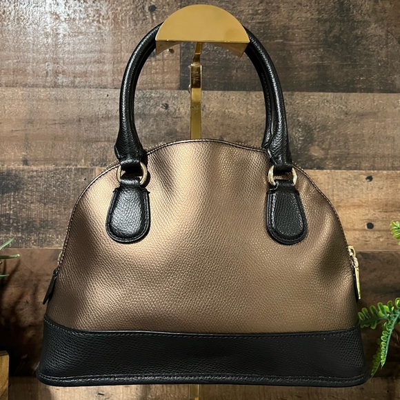 Coach Mini Dome Alma Style Hand Bag Bronze Purse Cora - Picture 2 of 8